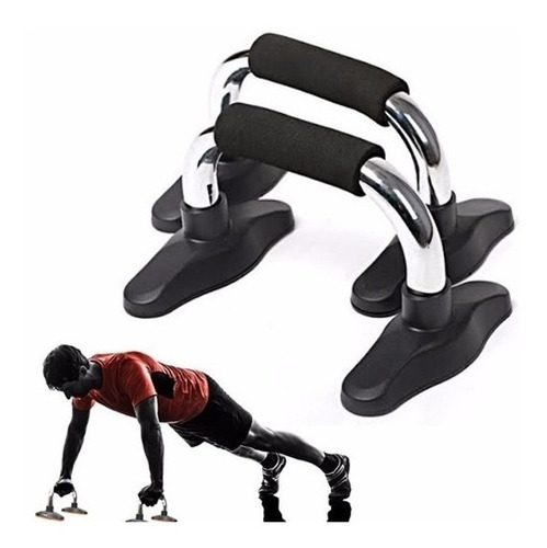 Barra Para Planchas Flexiones Push Up Acero Importado