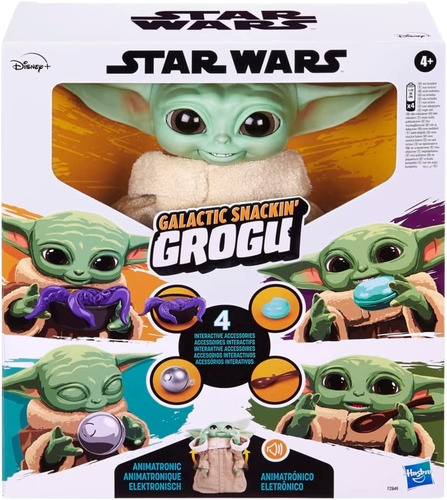 Star Wars Yoda Mandalorian Galactic Snackin Grogu - Lanús 