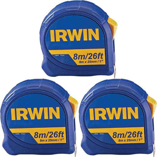 Kit 3 Trenas Standard 8 Metros Com Trava Iw13948 Irwin