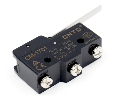 Imagen 3 de 4 de Cm-1701 Cntd Microswitch 1nc+1no Palanca Larga