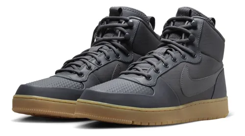 Tenis Para Hombre Nike Court Borough Mid Winter Gris | Envío