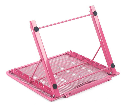 Millioder Laptop Tablet Stand Table Pink Ajustable Adapta
