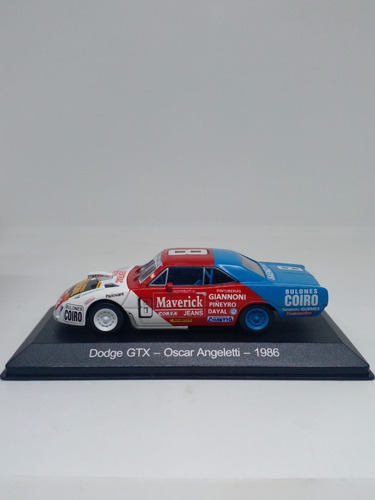 Dodge Gtx Tc Angeletti 1:43 Salvat A4417 Milouhobbies