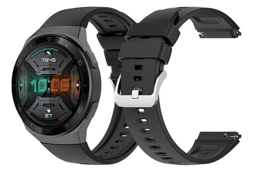 Correa Banda De Silicone Unicolor Para Huawei Watch Gt2e