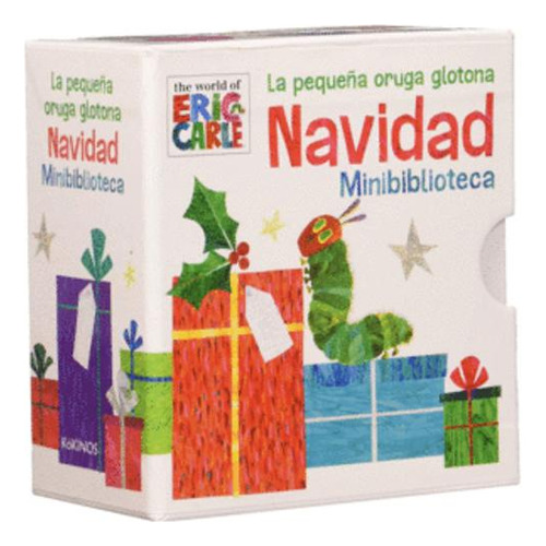 Libro La Pequeña Oruga Glotona Navidad Minibiblioteca