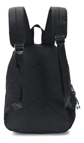 Mochila Niles Skora Urbana Reforzada Porta Mat Yoga Negra Color Negro Diseño De La Tela Liso
