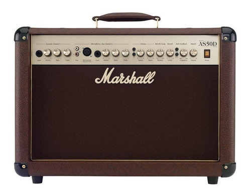 Marshall As50d Amplificador Acustica Teclado As 50 Microfono