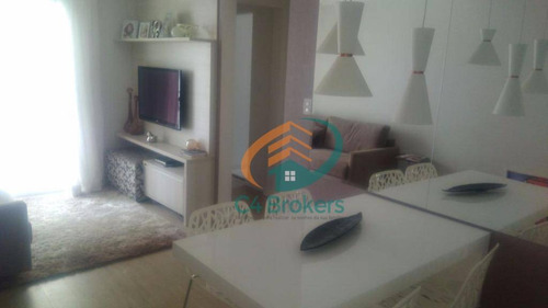 Imagem 4 de 17 de Apartamento Com 2 Dormitórios À Venda, 57 M² Por R$ 290.000,00 - Centro - Guarulhos/sp - Ap0022