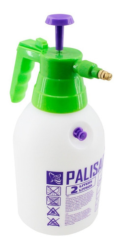 Imagem 4 de 6 de Pulverizador Manual 2 Litros De Compressão Palisad