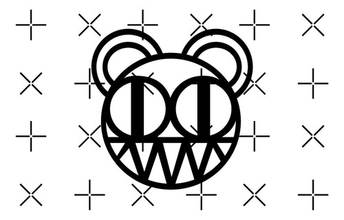 Radiohead Logo Calco Sticker Vinilo Skin Deco