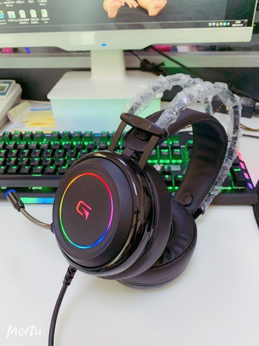 Imagen 9 de 10 de Headset Gamer Wayra Microfono Auricular Led Gh7x Ps4 Pc 7.1