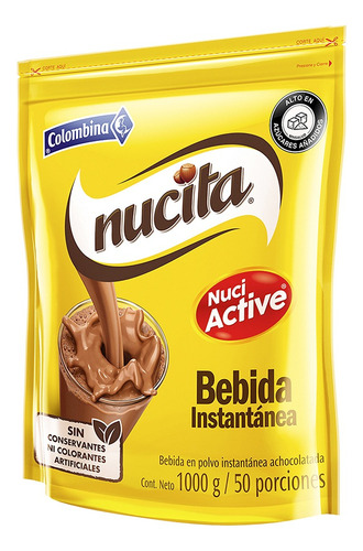 Nucita Bebida Instantanea En Polvo Colombiana 1000g