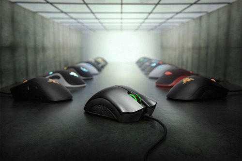 Imagen 2 de 6 de Mouse Razer Deathadder Essential 6400 Dpi Green Light