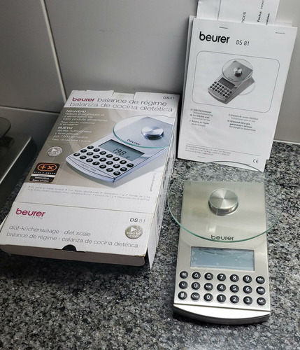 Balanza Digital C/funcion Nutricional Beurer C/nueva Regalo!