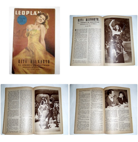 1953 Rita Hayworth Hollywood Afrodita Revista Leoplan