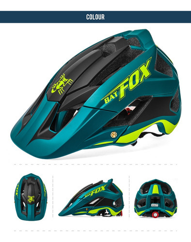 Batfox - Ultraligero Casco Para Montar Color Verde Talla L(56-62cm)