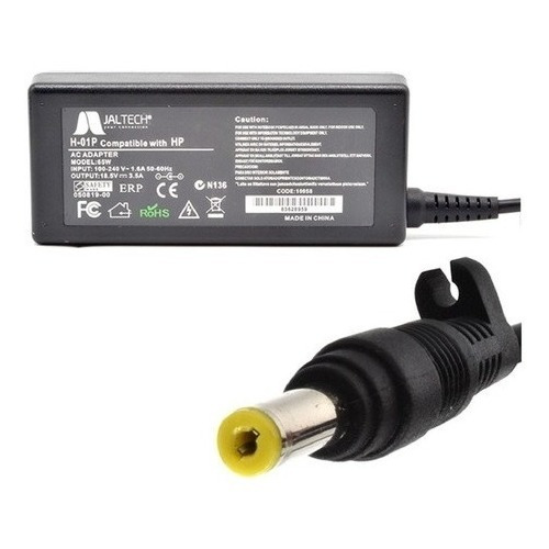 Cargador Jaltech Pc Portatil Para Hp-01p Pta.am 18,5v 3,5a