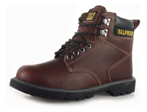 Bota Caterpillar Second Shift Masculina Marrom Claro Marrom