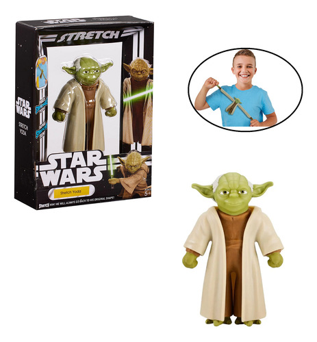 Boneco Elástico Mestre Yoda Saga Star Wars Original 3653