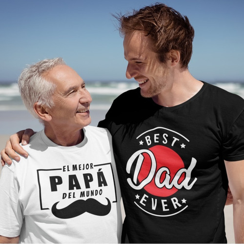 Imagen 4 de 6 de Playera Día Del Padre - Best Dad Ever - Papá
