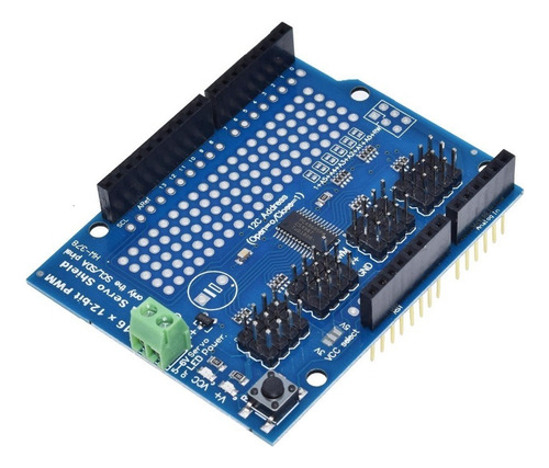 Servo Shield V2 Motor Servo Arduino I2c Pwm 16 X 12bit