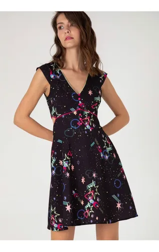 Vestido antix best sale preto
