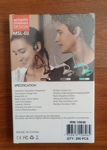 Imagen 2 de 4 de Audifonos Conduccion Osea Aeropex Nuevos Sellados
