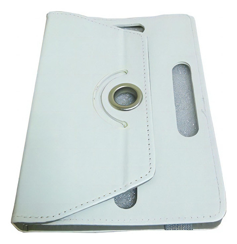 Estuche De Cuero Para Tablet 7 Con Base Giratoria