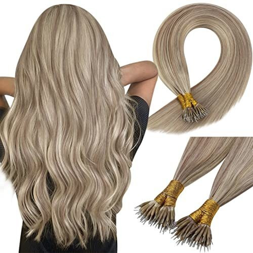 Rubia Soleada Nano Pelo Extensiones De Cabello Humano Ygtnh