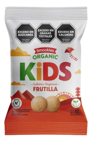 Galletitas Smookies Frutilla Snacks Kids 40gr