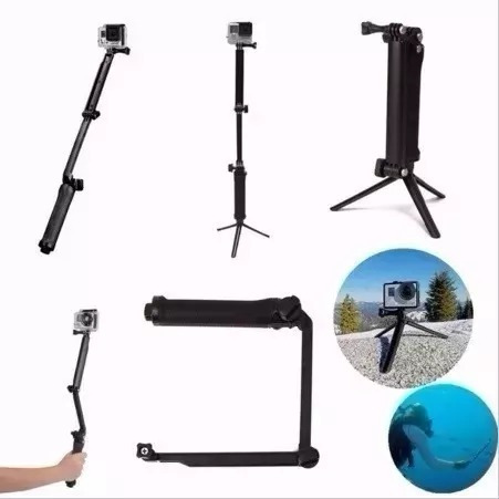 Imagem 5 de 5 de Bastão Extensível Para Gopro Hero 3 Way Multifunção