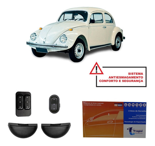 Imagem 1 de 4 de Kit Vidro Elétrico Tragial Vw Volkswagen Fusca