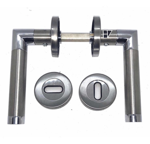 Imagen 1 de 10 de Manija Tropea Picaporte Puerta Currao Doble Acero Inox Full