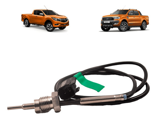 Sensor Temperatura Dpf Negro Largo Mazda Bt-50 3.2l / 2.2l