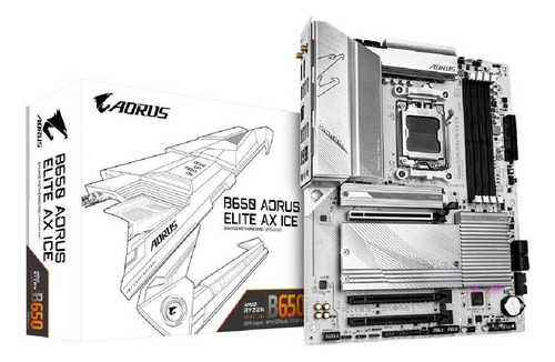 Placa Madre Gigabyte Aorus B650 Elite Ax Ice