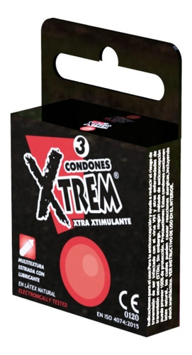 Condones Xtrem Xtra Xtimulante X 3 - Unidad