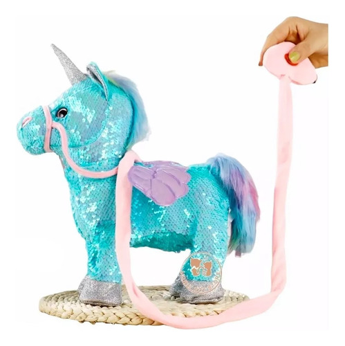 Peluche Pony Electrónico Camina Musical Unicornio Juguete