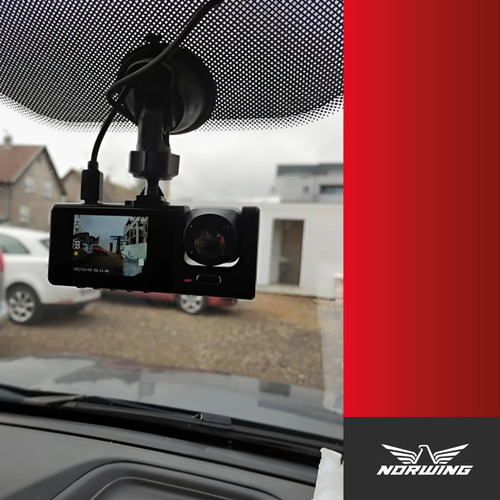 Camara Auto Dvr Frontal Y Trasera Estacionamiento Hd 1080p