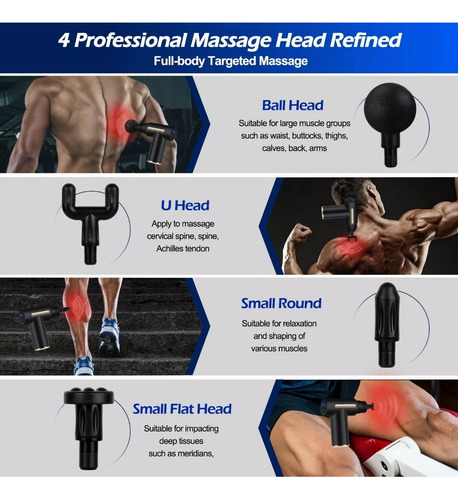 Pistola De Masaje Relajación Muscular Alivio Del Dolor Pisto