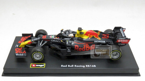 Red Bull RB16b Verstappen #33 Acrílico Fórmula 1 1/43 Burago