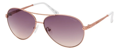 Lentes De Sol Uv400 Mujer Gu7470 28f Guess