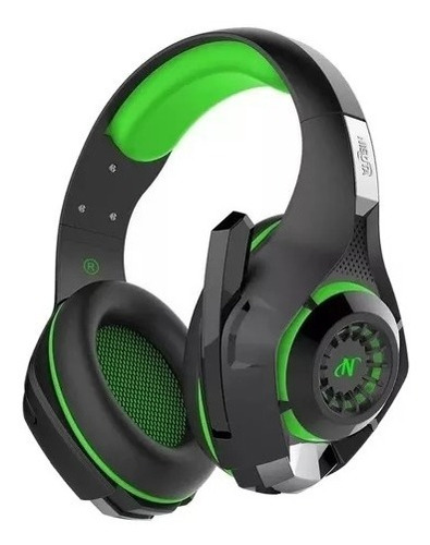 Auriculares Gamer Nisuta Nsaug300 Negro Verde Negro Outlet