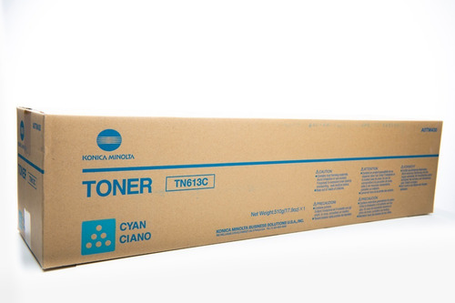 Imagen 2 de 2 de Tóner Tn-613c Konica Original Para Bh-c452/c552/c652