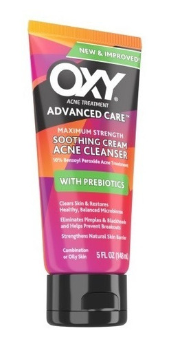 Oxy Acne Espinillas Maximum Strength Cleanser Prebiotics