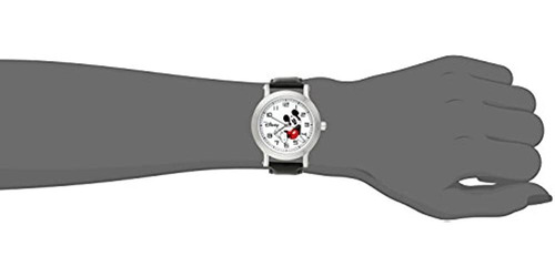 Reloj Disney W002397 Mickey Mouse De Acero Inoxidable Para M