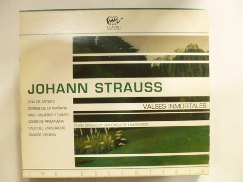 Cd Johann Strauss  Valses Inmortales  