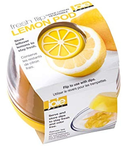 Joie Fresh Flip Lemon Saver Pod, Amarillo