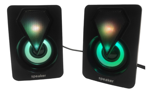 Corneta Para Pc Speaker Y-9077 Rgb