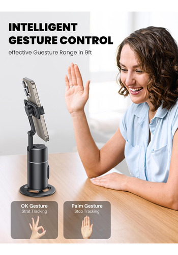Auto Face Tracking TriPod Anxre 360 Rotation For Cell Phone