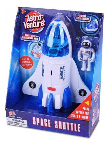 Nave Espacial Astro Venture Space Shuttle Con Astronauta